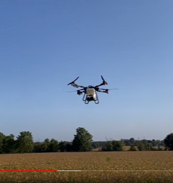 Drone Seeding Cover Crops into Soybeans