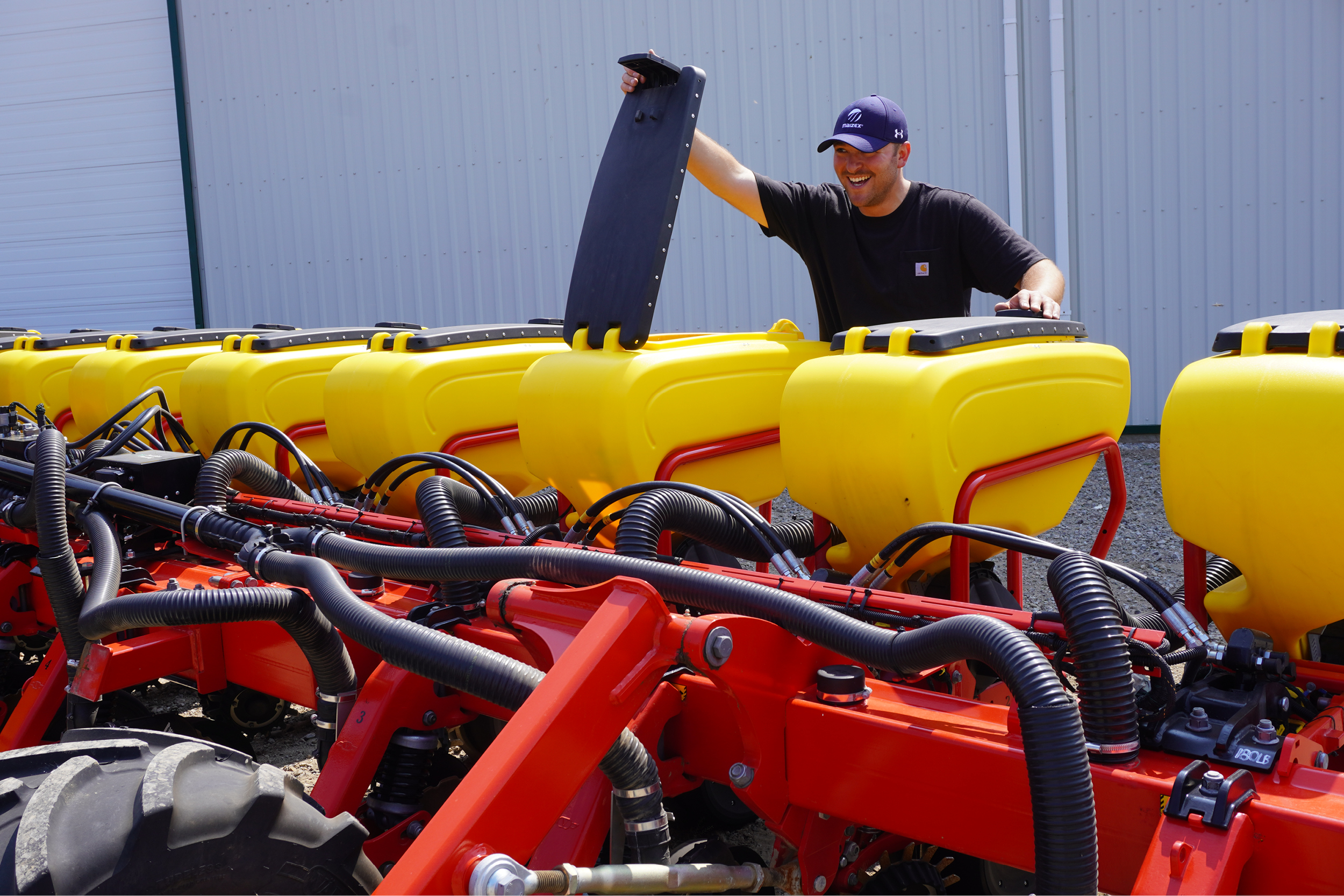 corn planter set-up and maintenance